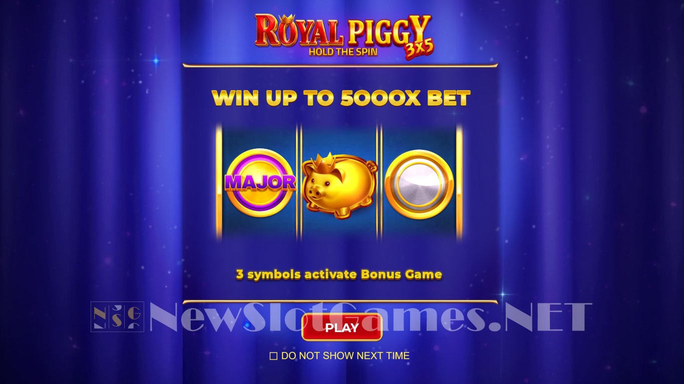 3x5 Royal Piggy Slot Demo Image