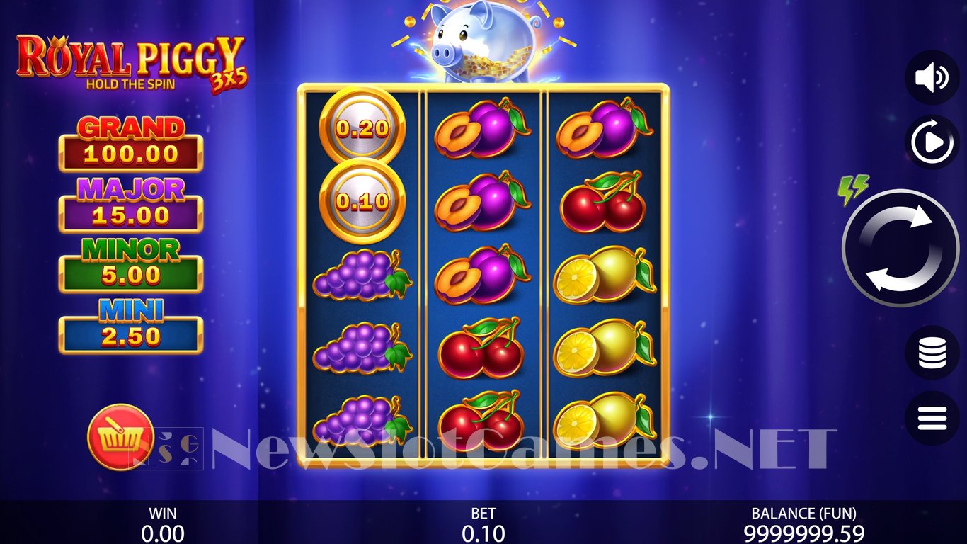 3x5 Royal Piggy Slot Slot Image in Demo - pic. 3