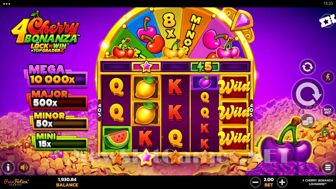 4 Cherry Bonanza LockNWin Slot Demo Image