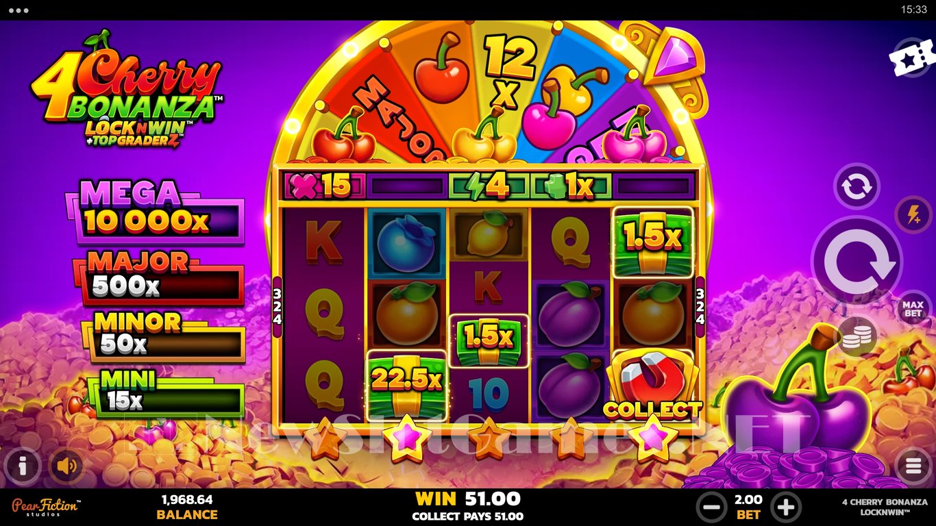 4 Cherry Bonanza LockNWin Slot Slot Image in Demo - pic. 6