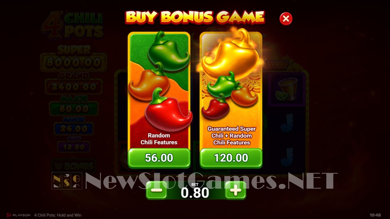 4 Chili Pots Hold and Win Slot Slot Image in Demo - pic. 4