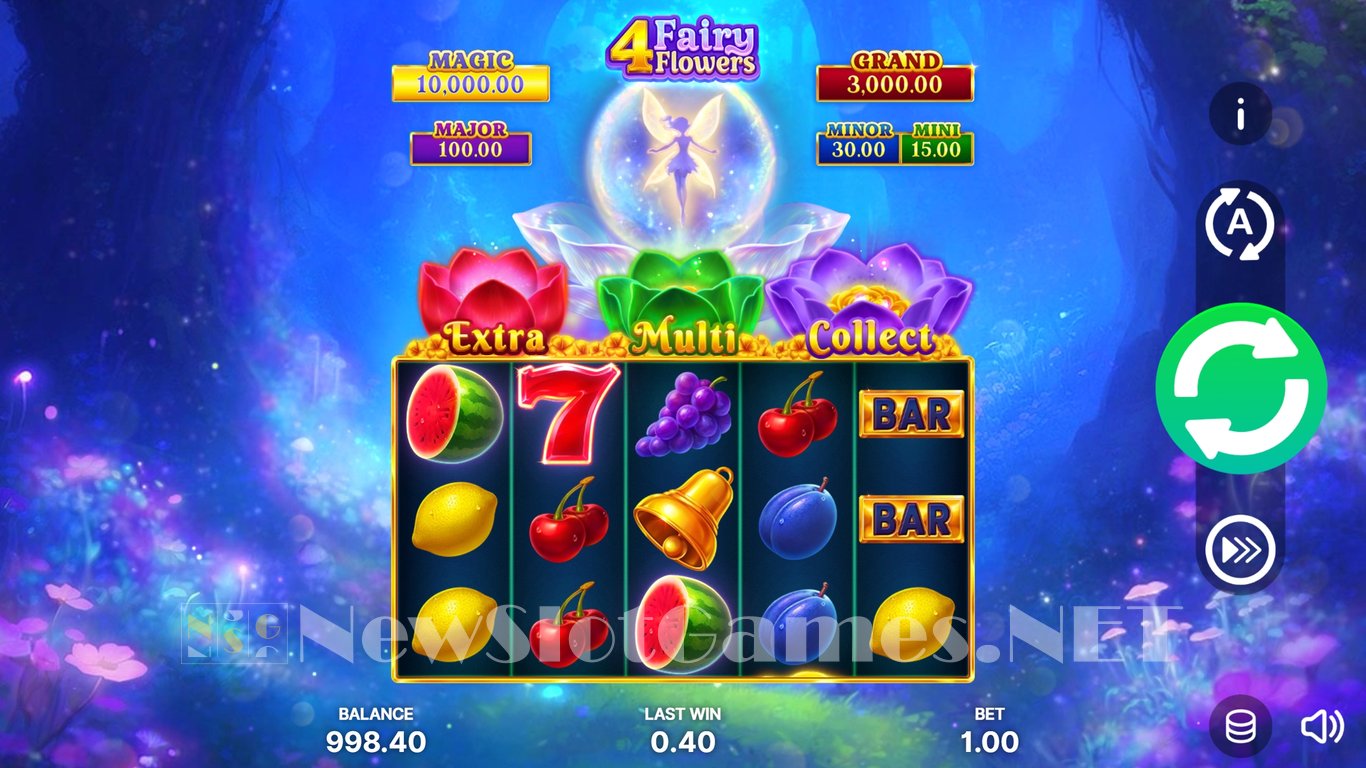 4 Fairy Flowers Slot Demo Image