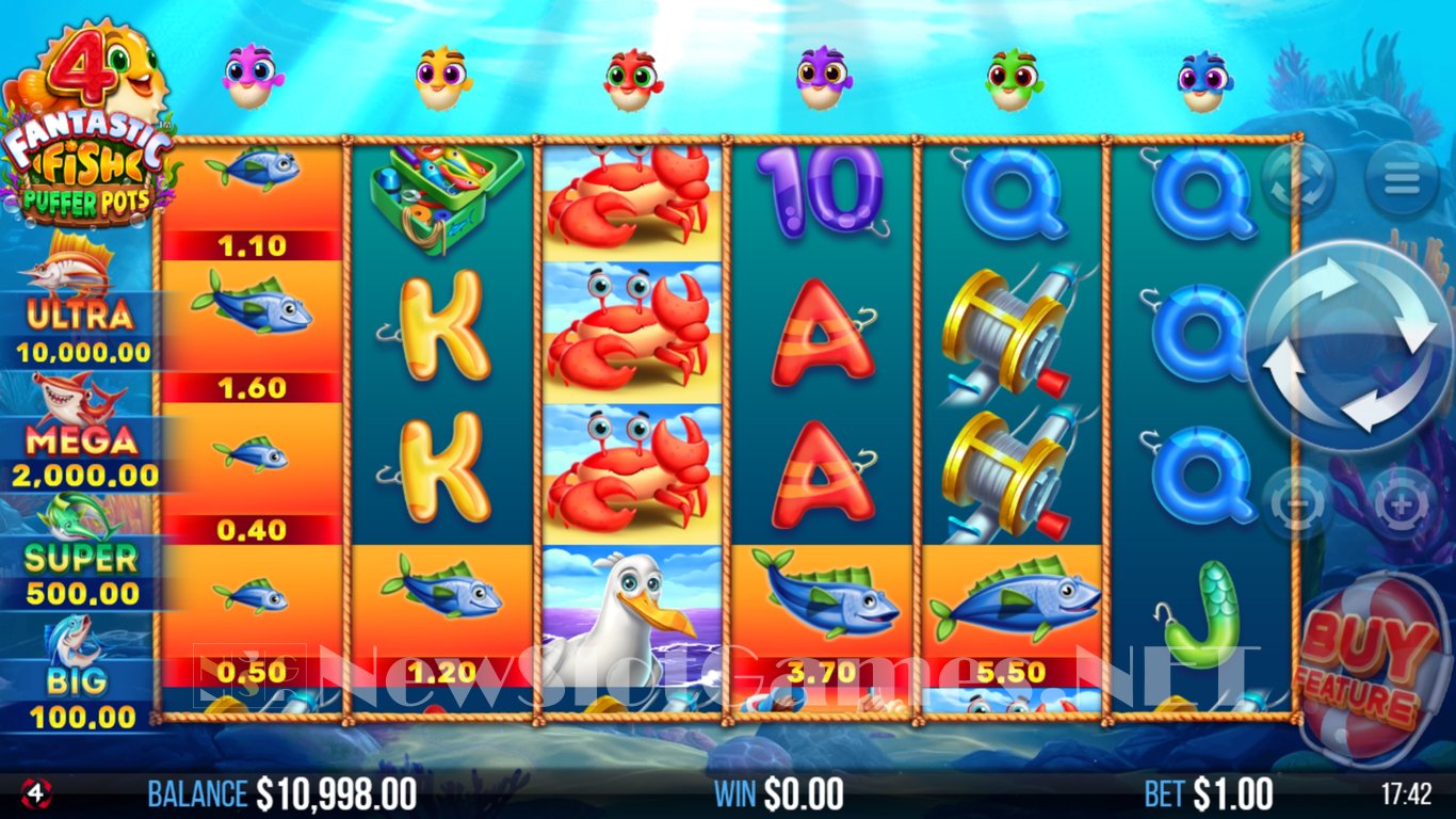 4 Fantastic Fish Puffer Pots Slot Slot Image in Demo - pic. 2