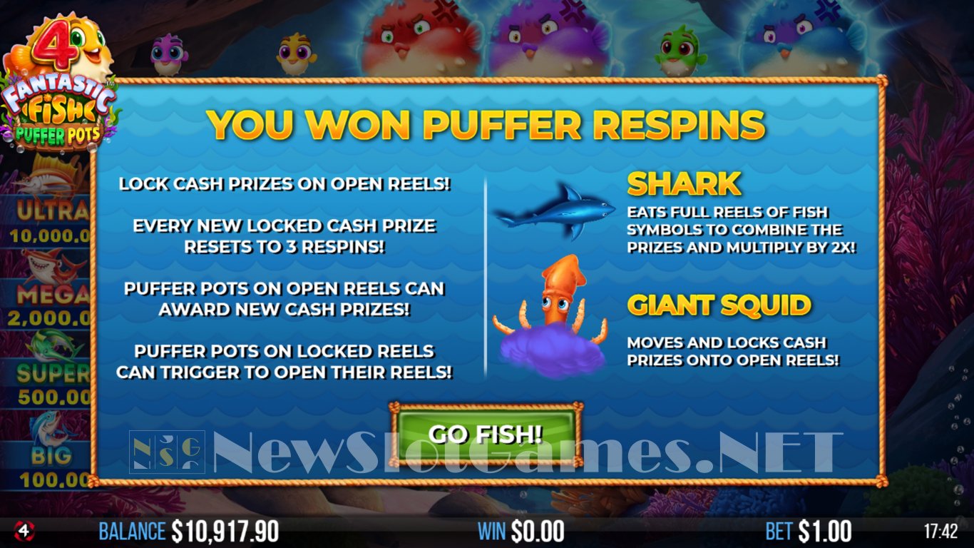 4 Fantastic Fish Puffer Pots Slot Slot Image in Demo - pic. 5