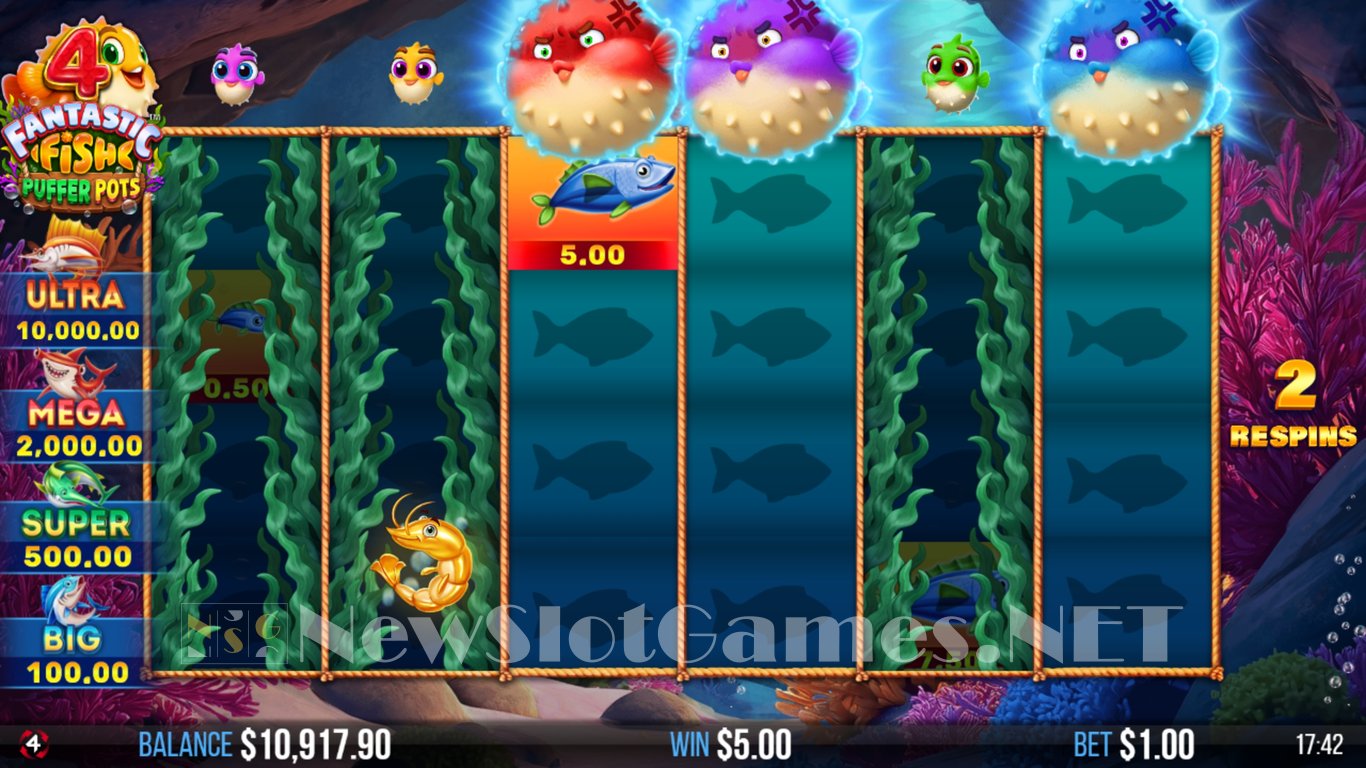 4 Fantastic Fish Puffer Pots Slot Slot Image in Demo - pic. 6