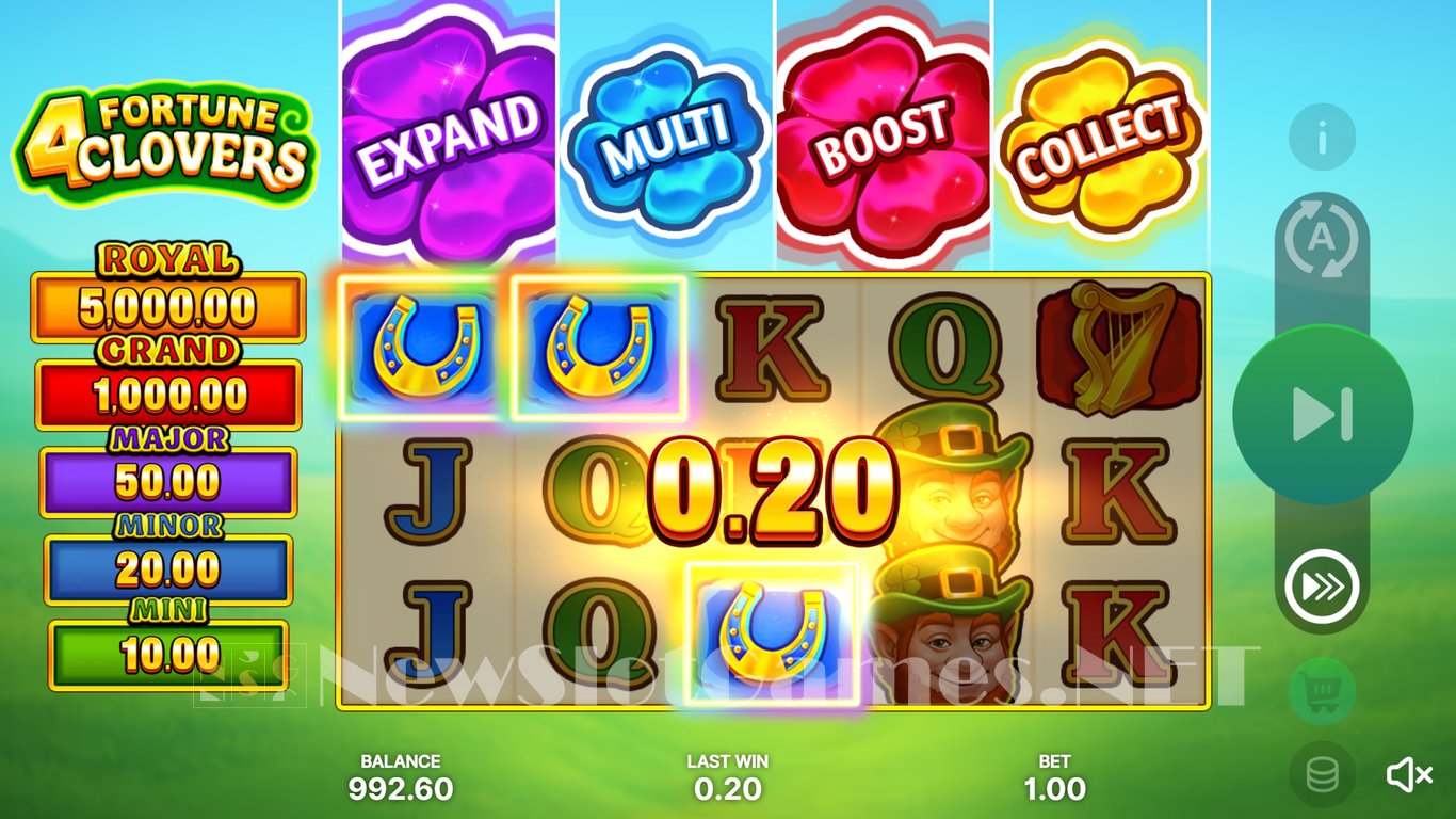 4 Fortune Clovers Hold and Win Slot Slot Image in Demo - pic. 4