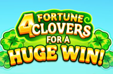 4 Fortune Clovers Hold and Win Slot Logo