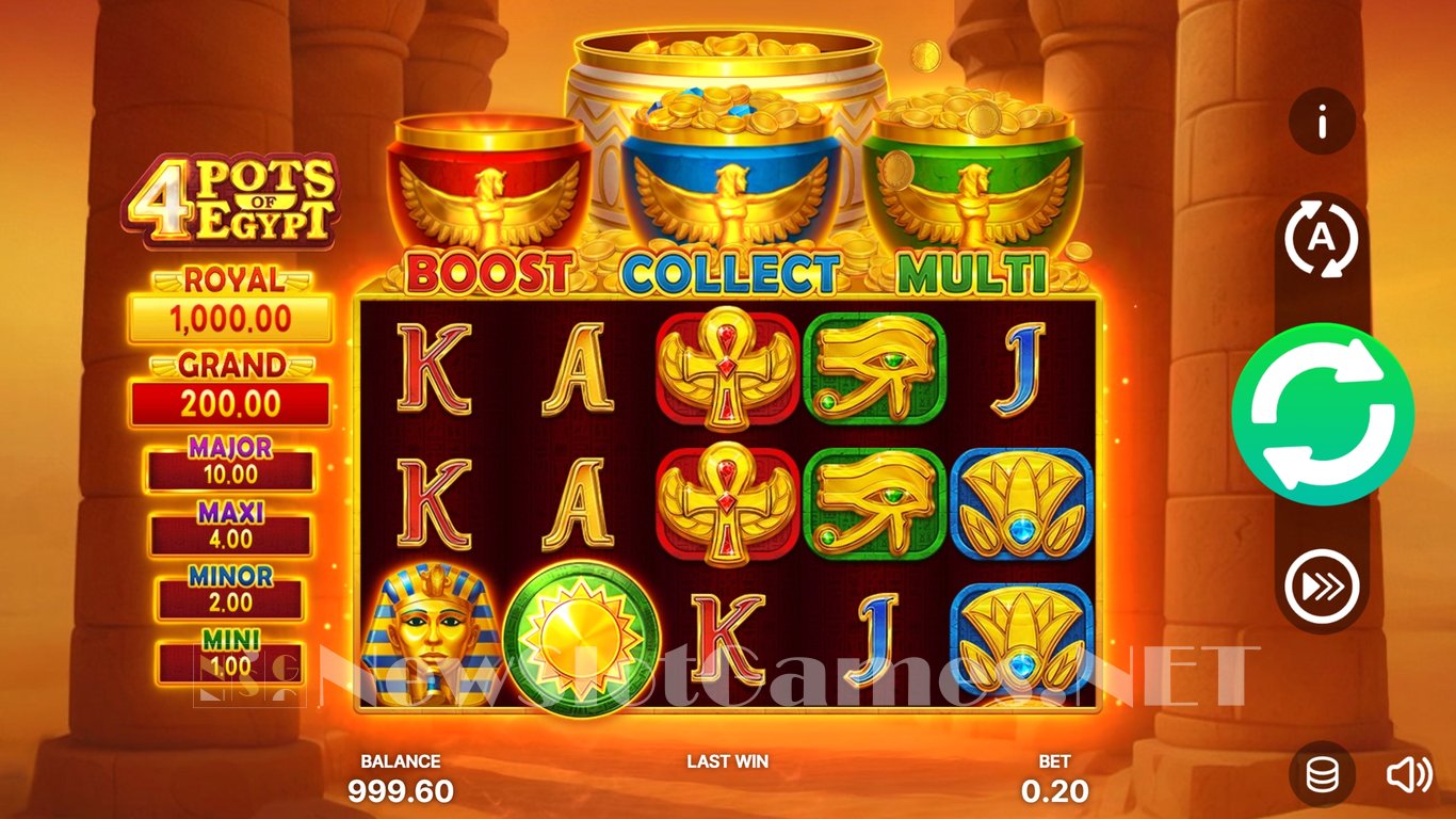 4 Pots of Egypt Slot Demo Image