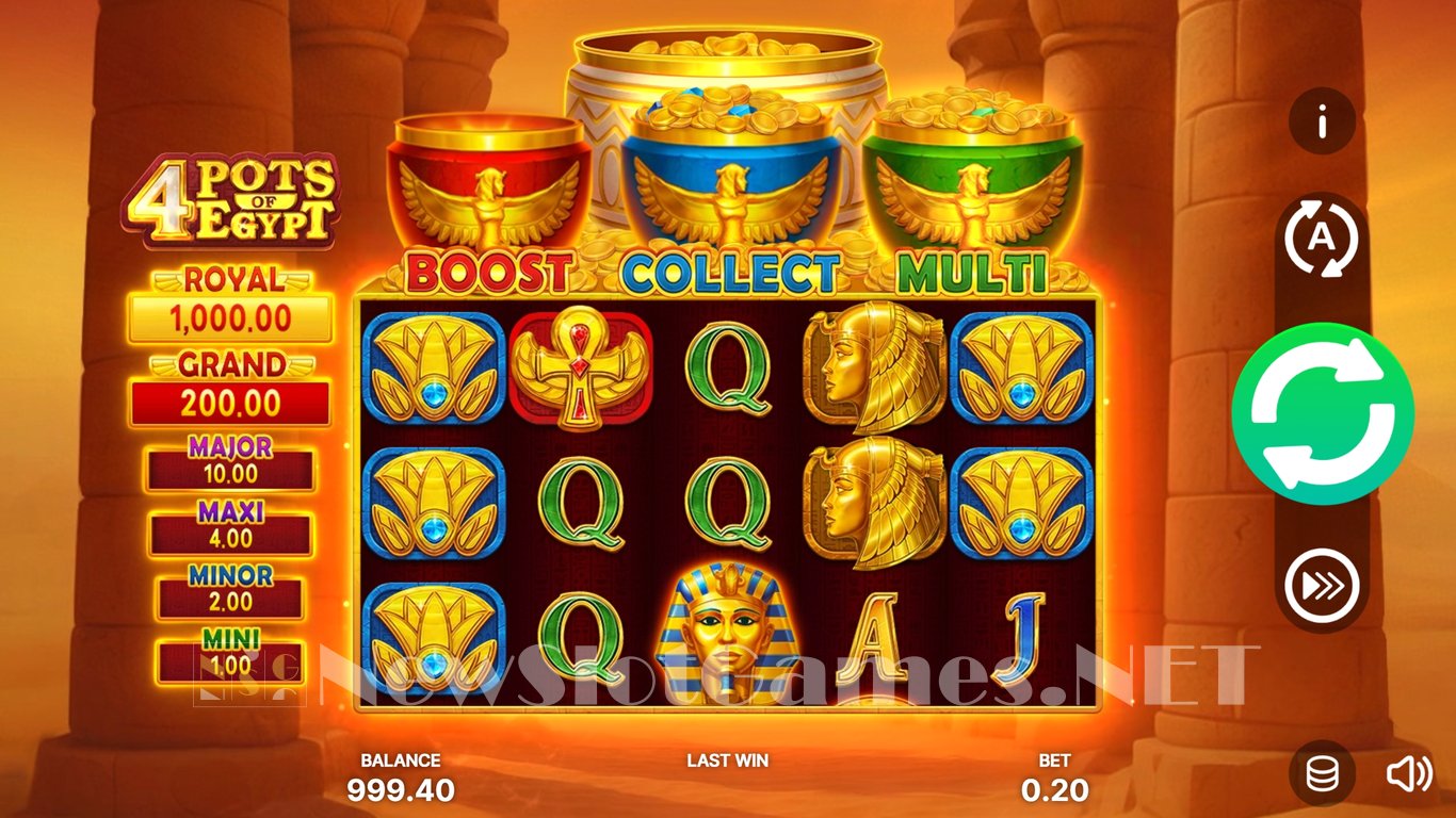 4 Pots of Egypt Slot Slot Image in Demo - pic. 2