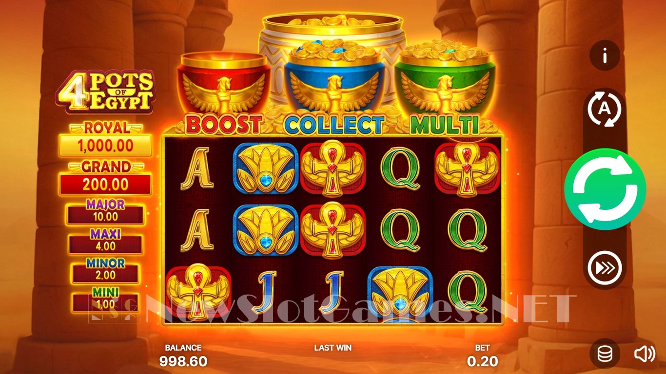 4 Pots of Egypt Slot Slot Image in Demo - pic. 3