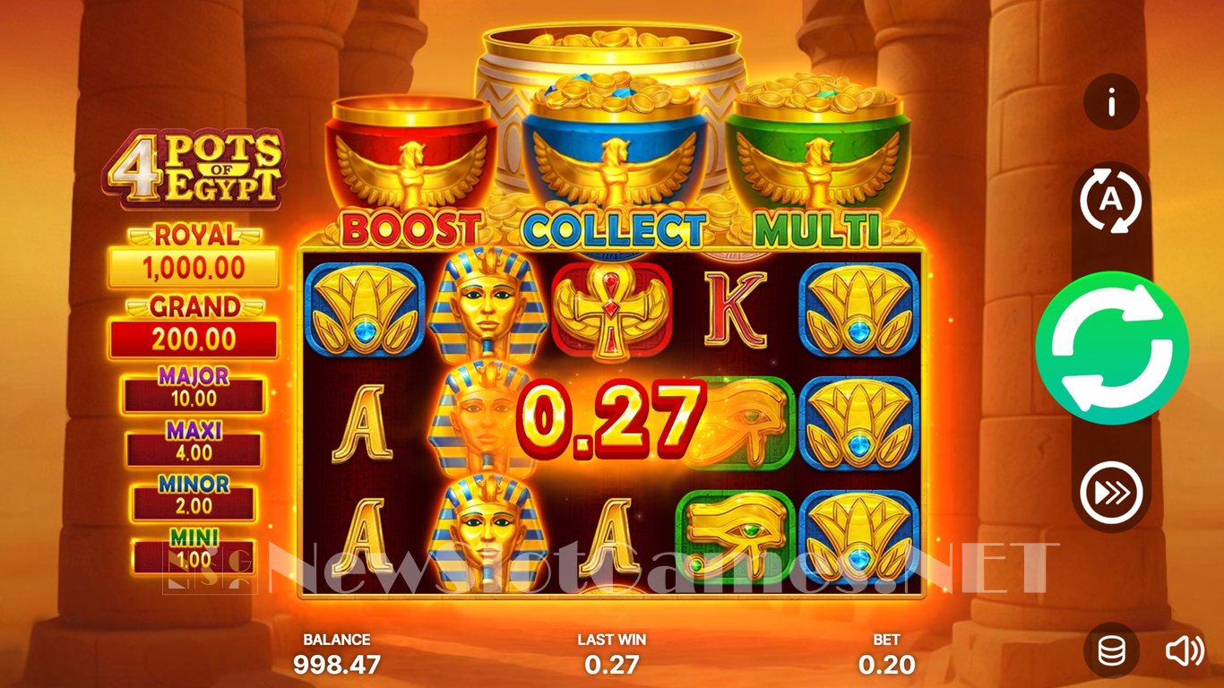 4 Pots of Egypt Slot Slot Image in Demo - pic. 5