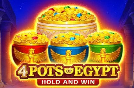 4 Pots of Egypt Slot Logo