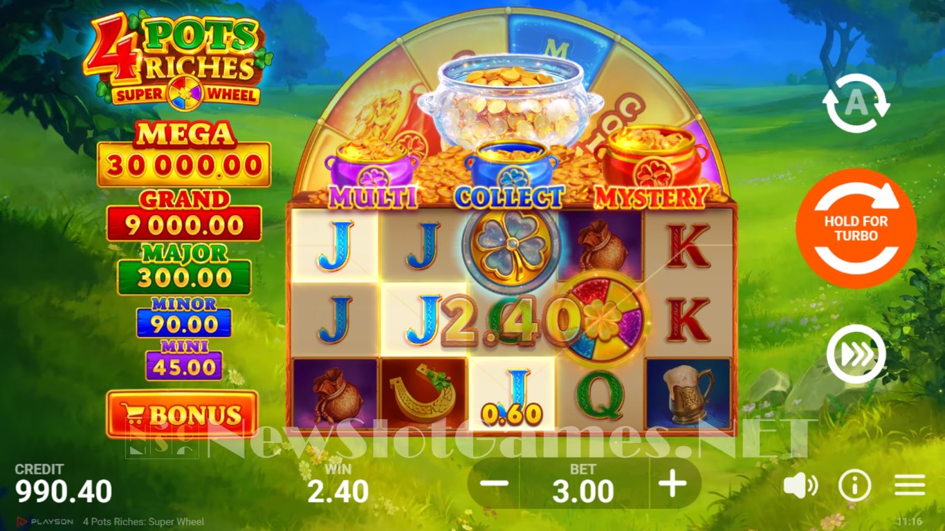 4 Pots Riches Super Wheel Slot Slot Image in Demo - pic. 3