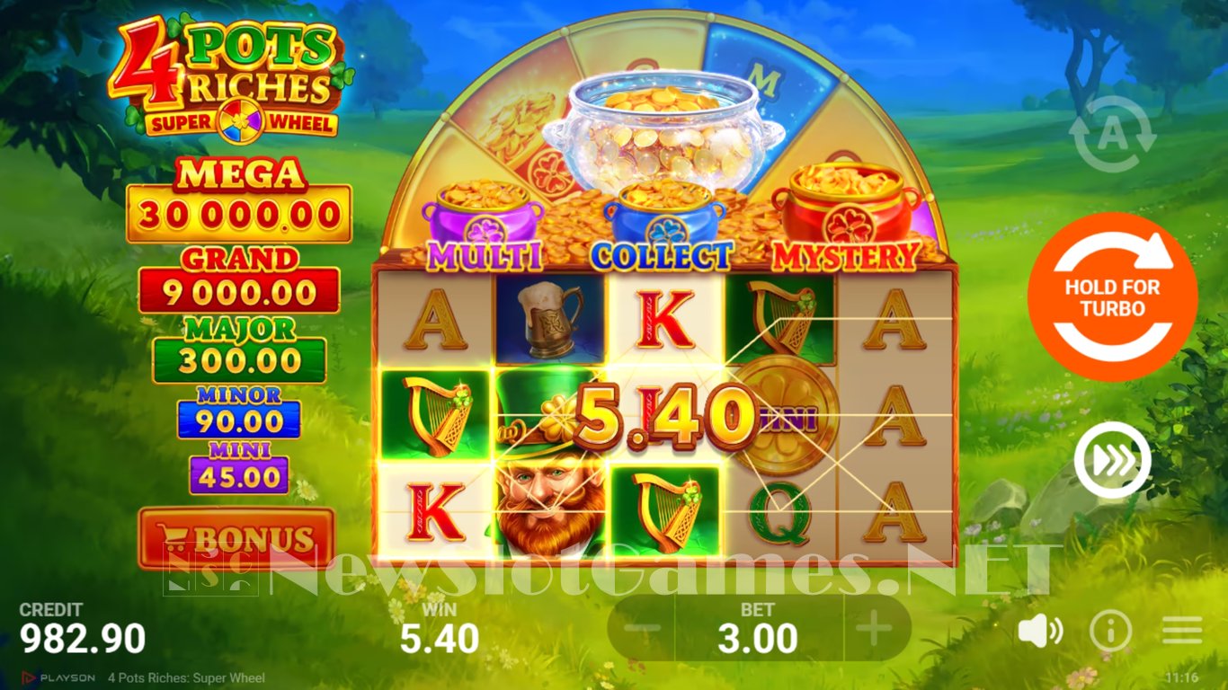 4 Pots Riches Super Wheel Slot Slot Image in Demo - pic. 4