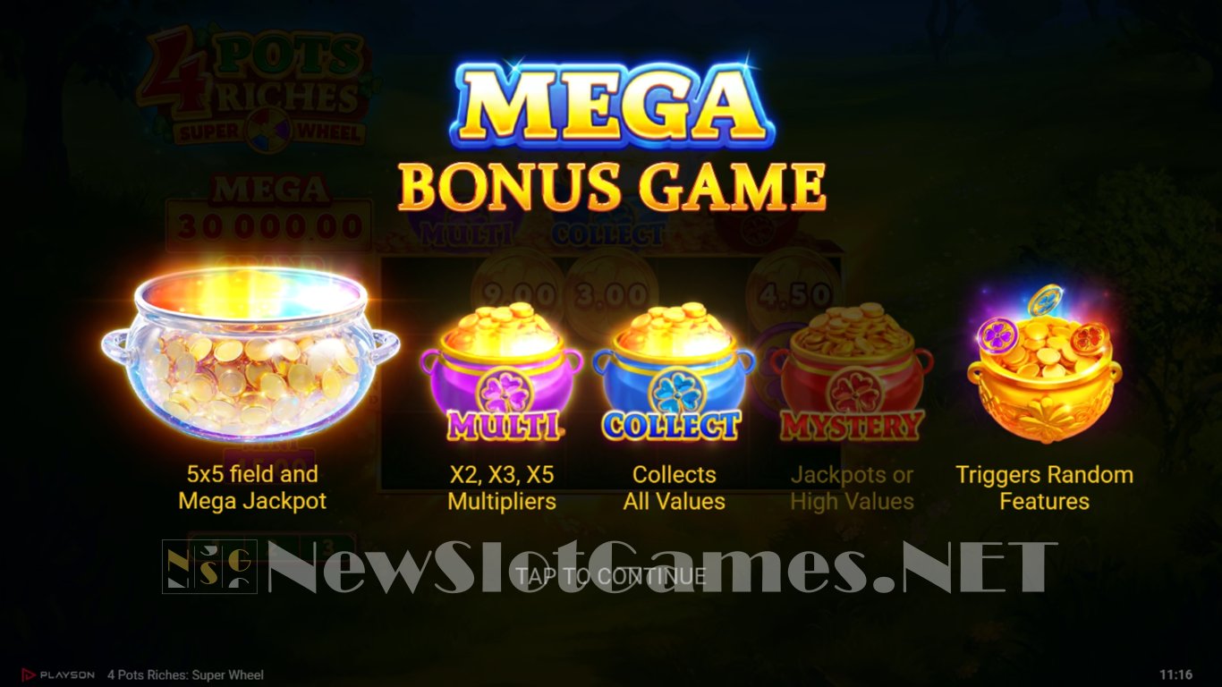 4 Pots Riches Super Wheel Slot Slot Image in Demo - pic. 7