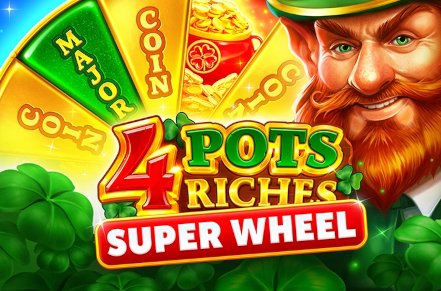 4 Pots Riches Super Wheel Slot Icon
