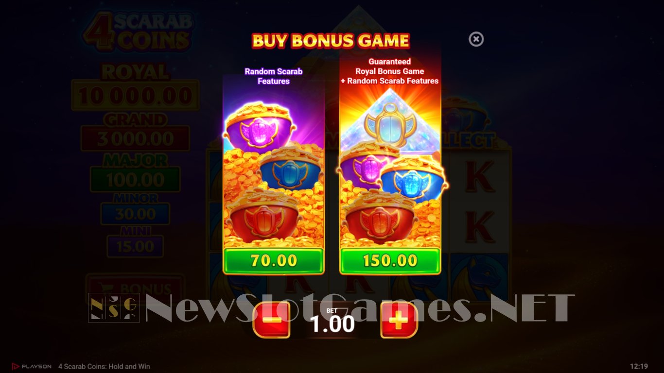 4 Scarab Coins Slot Slot Image in Demo - pic. 5
