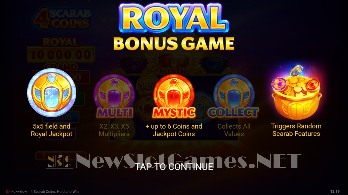 4 Scarab Coins Slot Slot Image in Demo - pic. 6