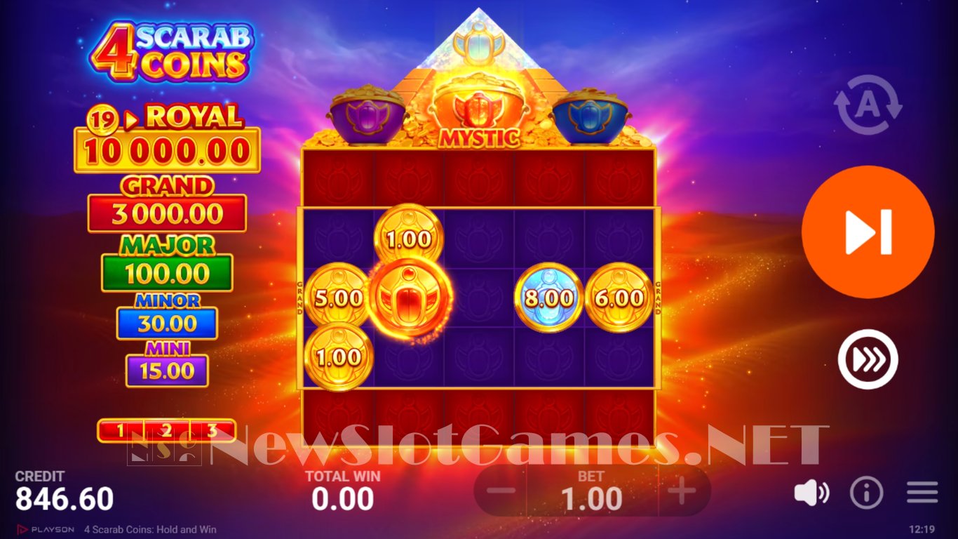 4 Scarab Coins Slot Slot Image in Demo - pic. 7