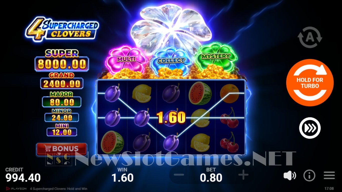 4 Supercharged Clovers Hold and Win Slot Slot Image in Demo - pic. 3