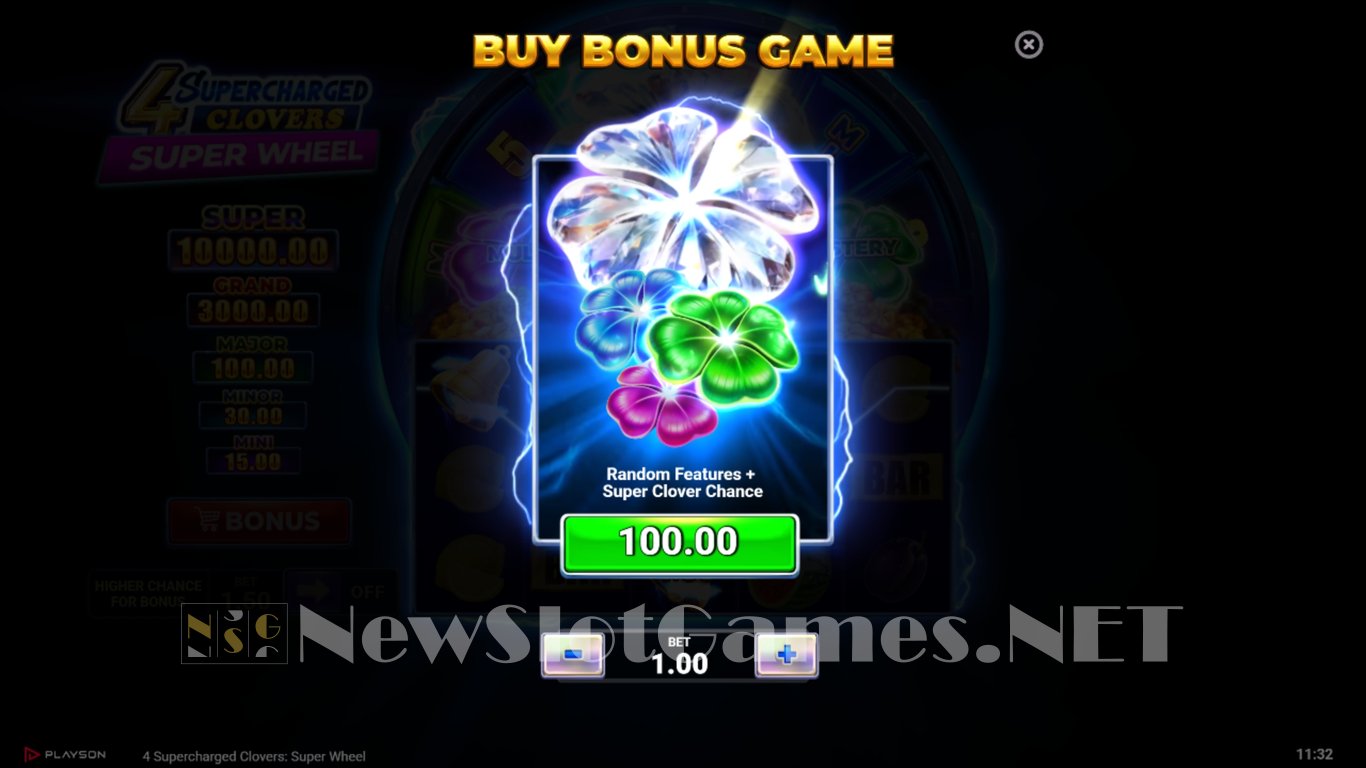 4 Supercharged Clovers Super Wheel Slot Slot Image in Demo - pic. 5