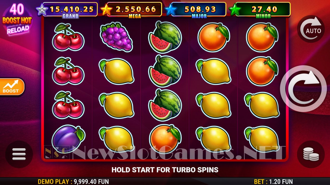 40 Boost Hot Reload Slot Slot Image in Demo - pic. 3