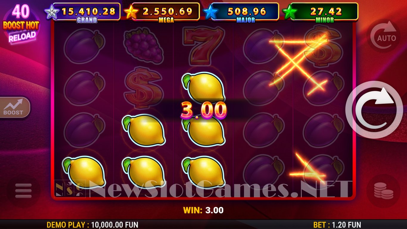 40 Boost Hot Reload Slot Slot Image in Demo - pic. 4