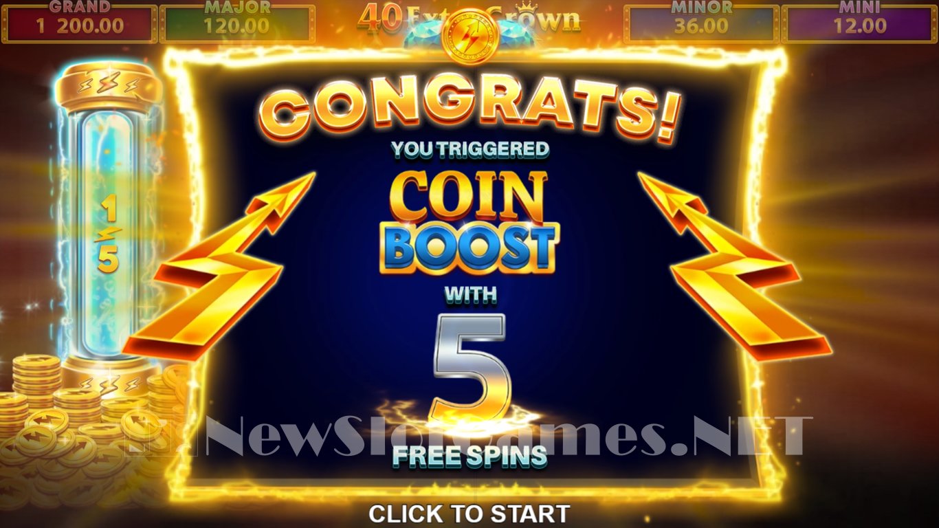 40 Extra Crown Coin Boost Slot Slot Image in Demo - pic. 6