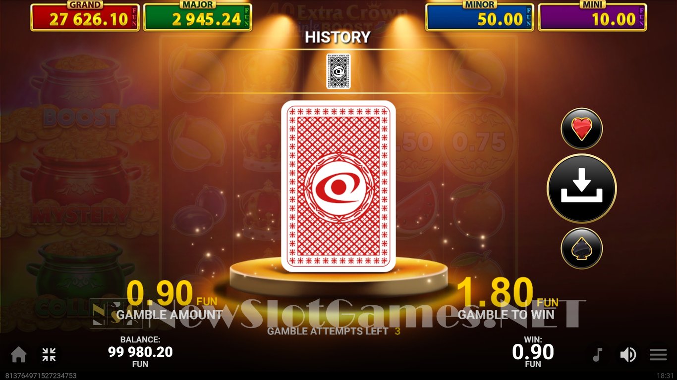 40 Extra Crown Triple Boost Slot Slot Image in Demo - pic. 5