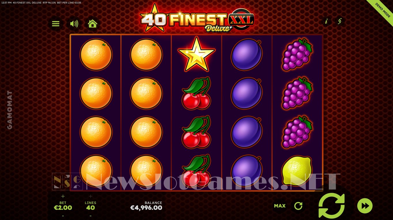 40 Finest XXL Deluxe Slot Slot Image in Demo - pic. 2