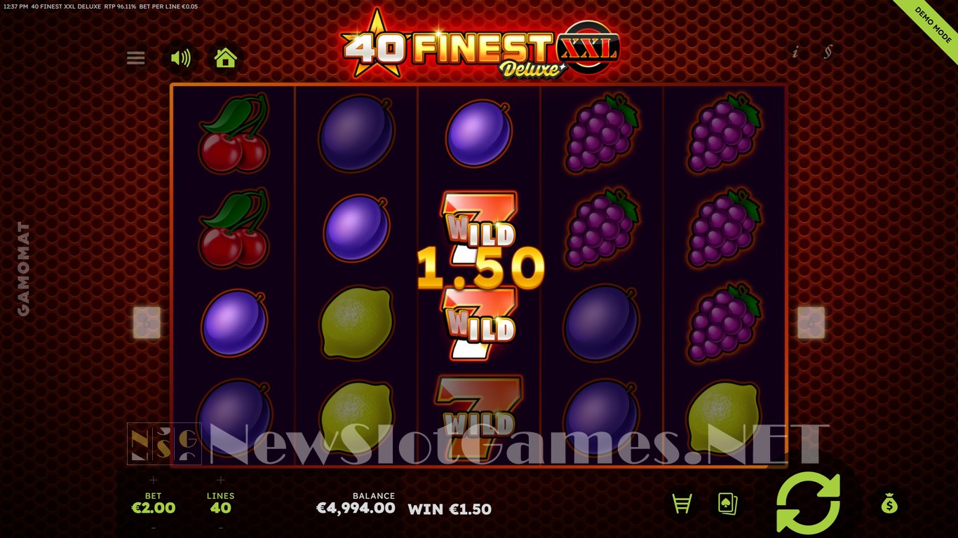 40 Finest XXL Deluxe Slot Slot Image in Demo - pic. 3
