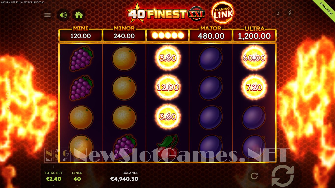 40 Finest XXL Flaming Link Slot Slot Image in Demo - pic. 7