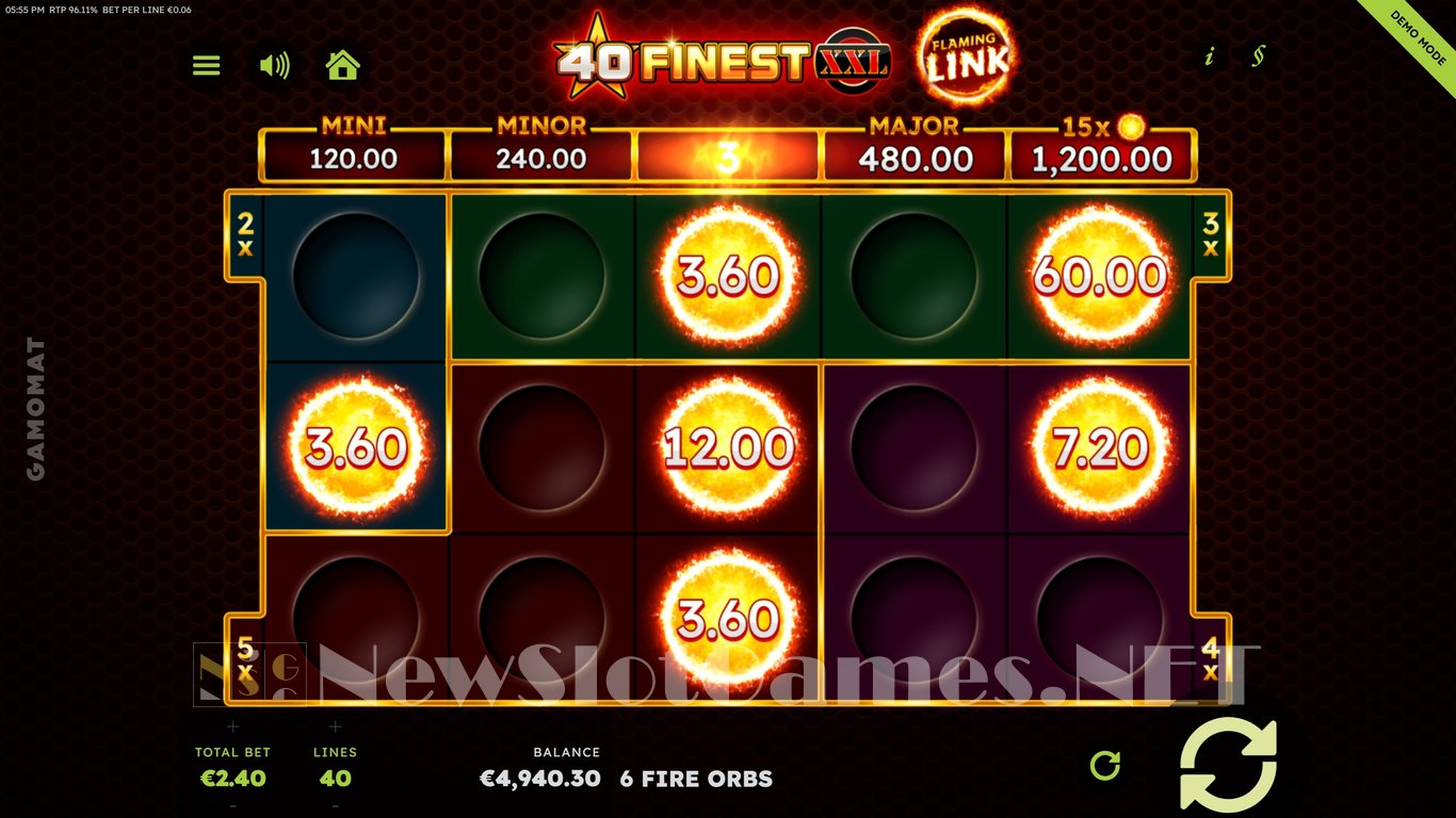 40 Finest XXL Flaming Link Slot Slot Image in Demo - pic. 8