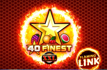 40 Finest XXL Flaming Link Slot Logo