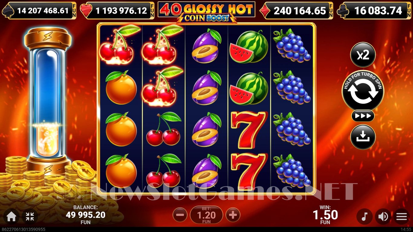 40 Glossy Hot Coin Boost Slot Slot Image in Demo - pic. 4