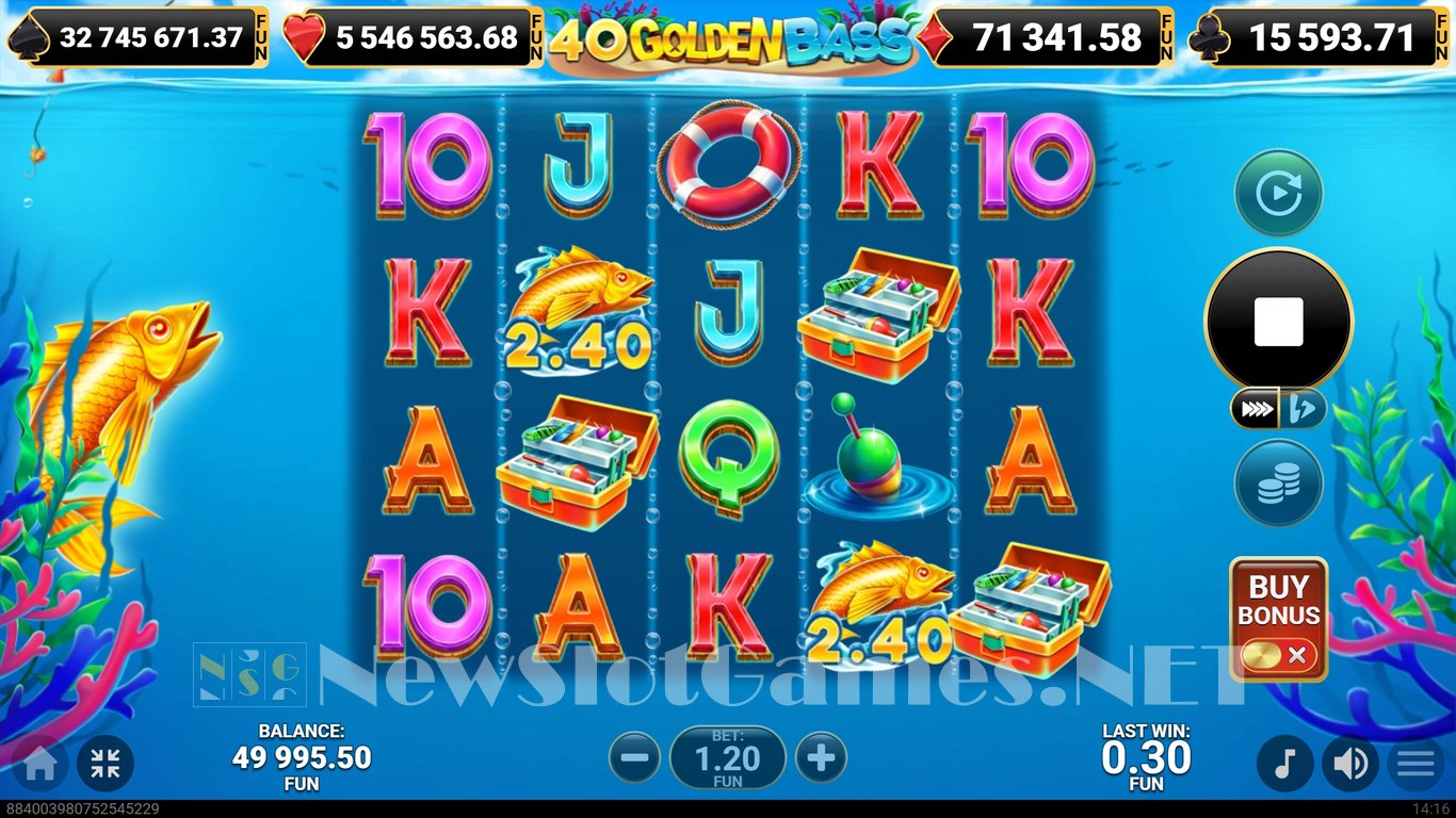 40 Golden Bass Slot Slot Image in Demo - pic. 2