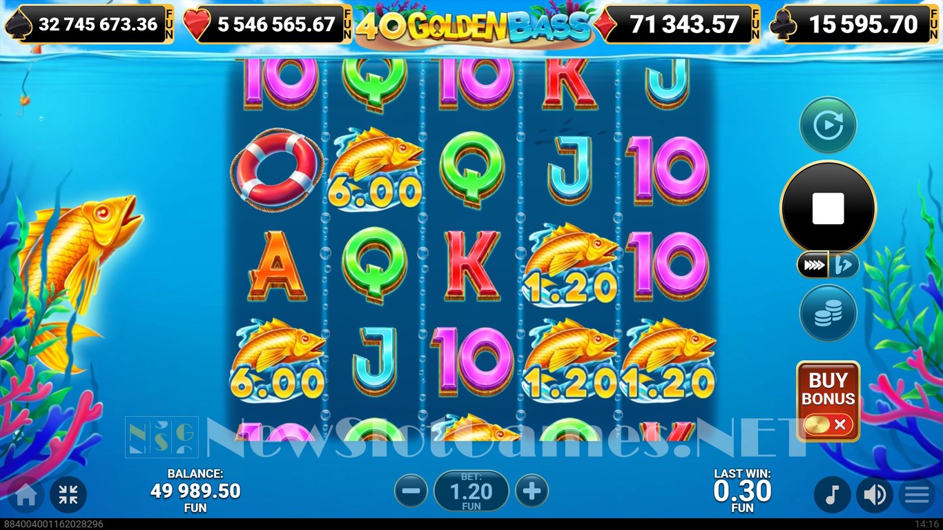40 Golden Bass Slot Slot Image in Demo - pic. 3