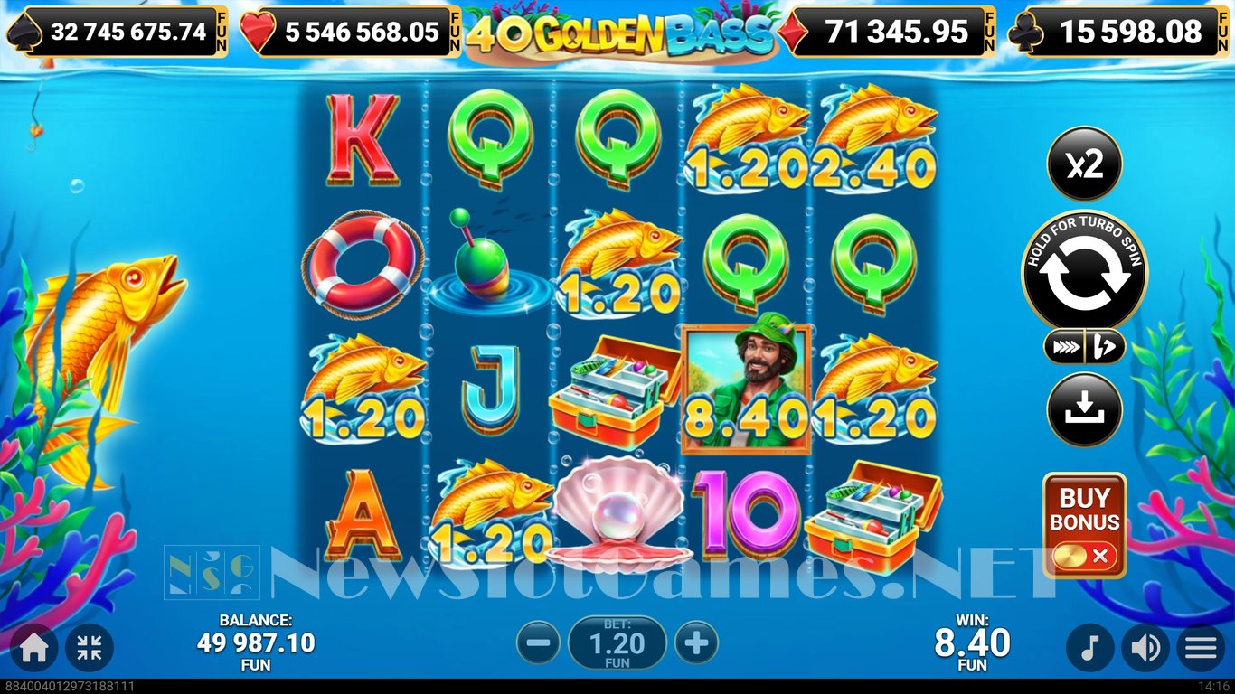 40 Golden Bass Slot Slot Image in Demo - pic. 4