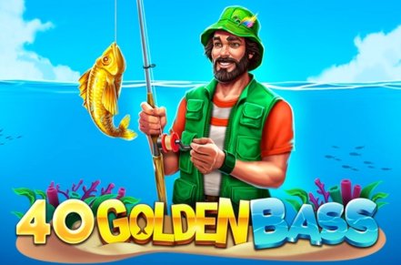 40 Golden Bass Slot Logo