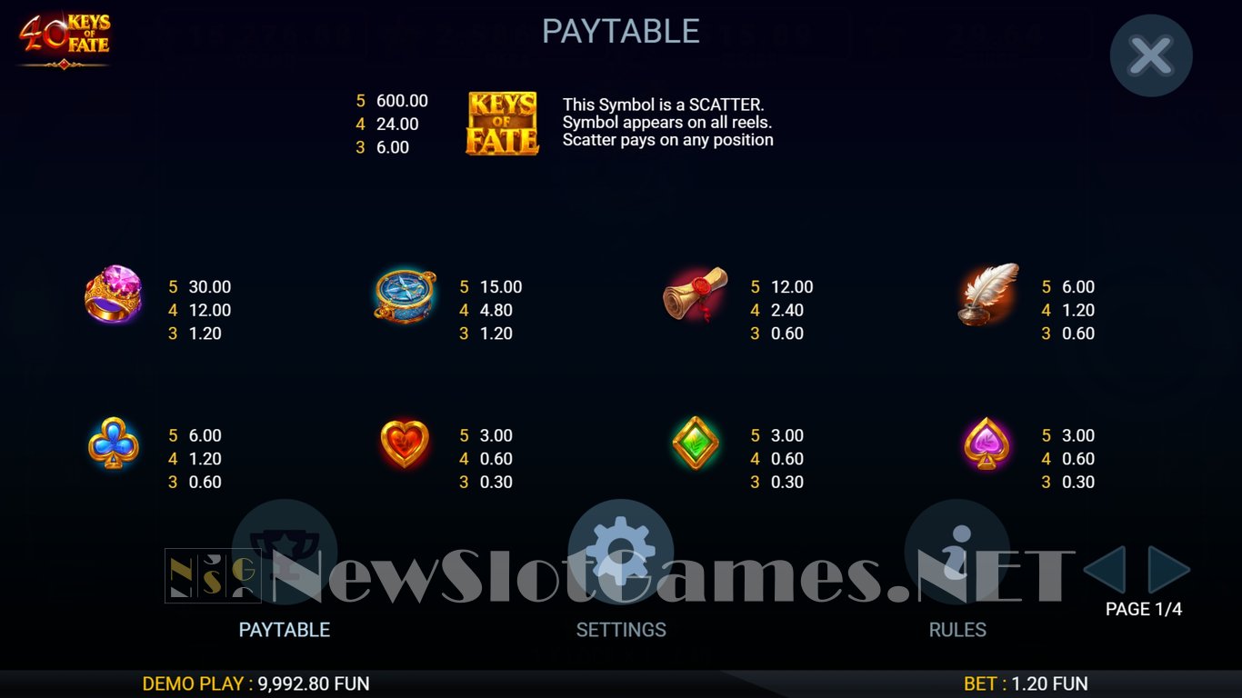 40 Keys of Fate Slot Slot Image in Demo - pic. 3