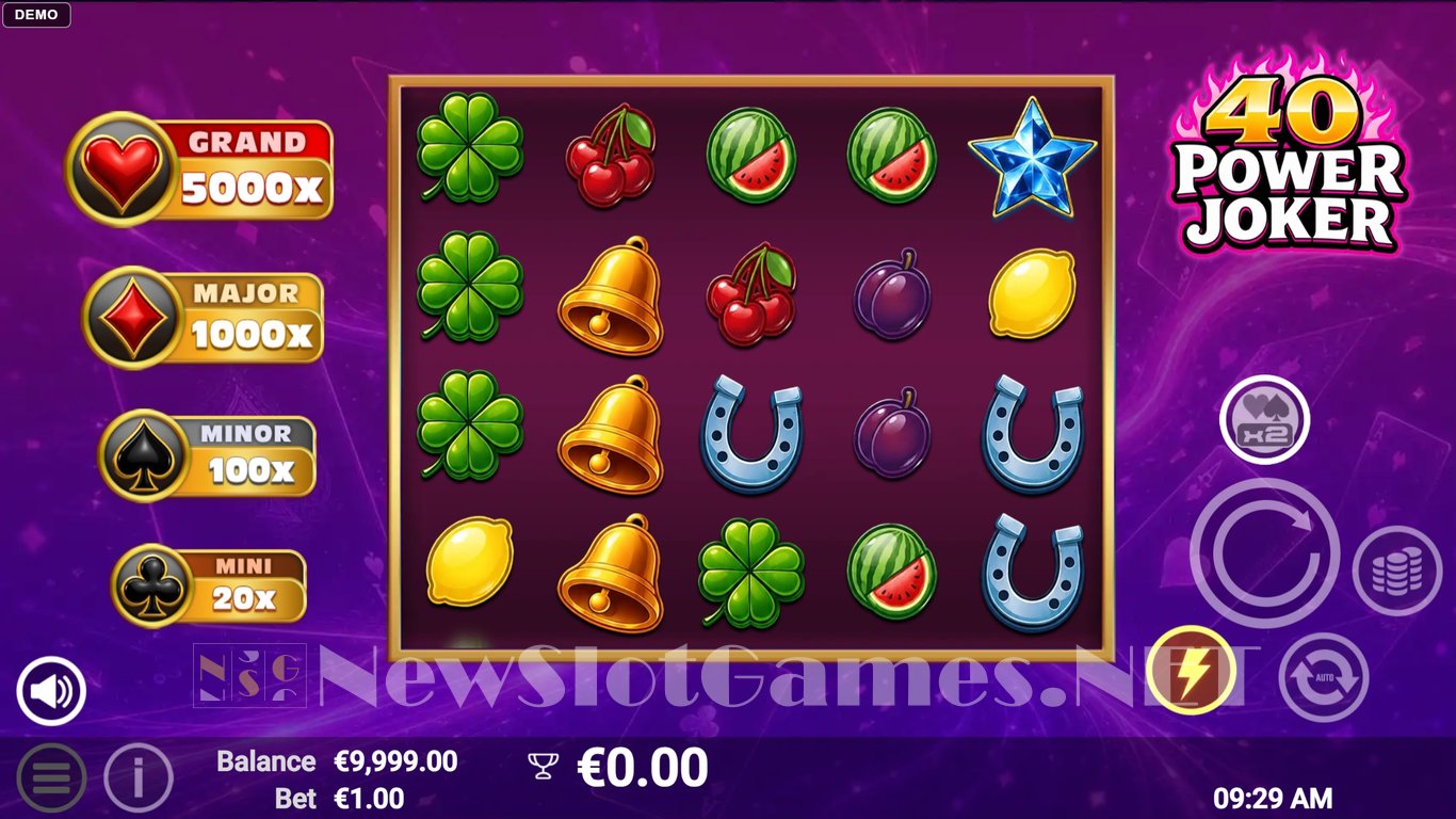 40 Power Joker Slot Demo Image