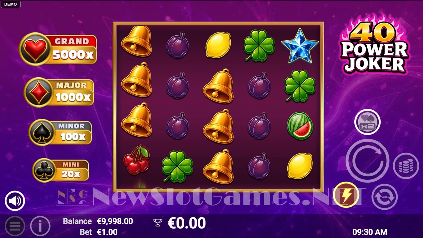 40 Power Joker Slot Slot Image in Demo - pic. 3