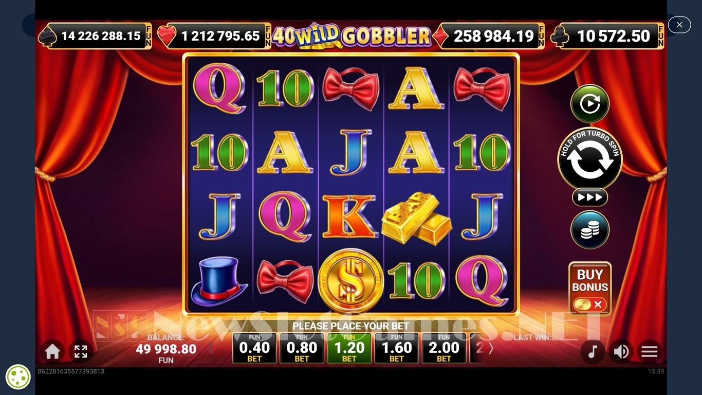 40 Wild Gobbler Slot Demo Image