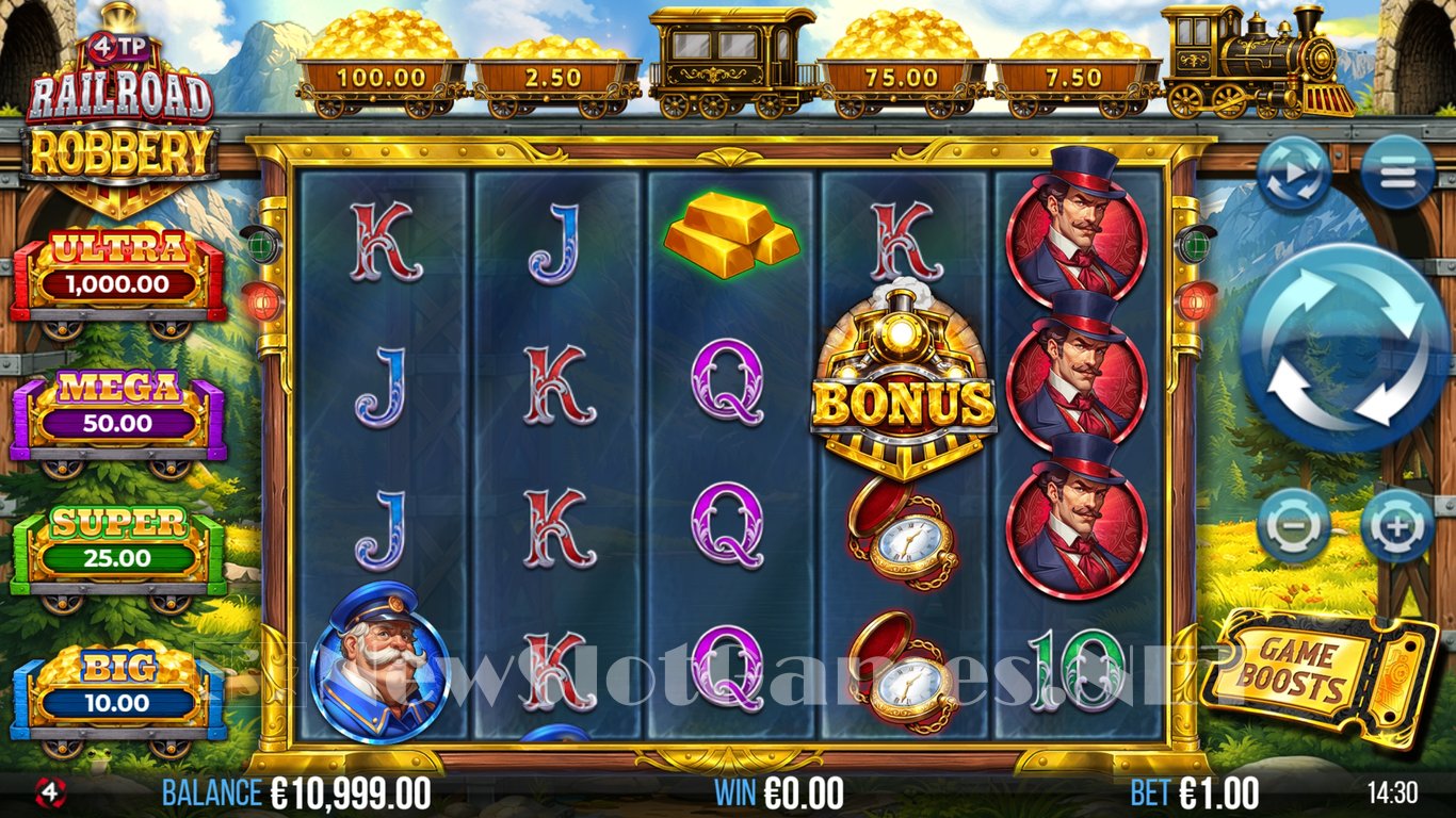 4TP Railroad Robbery Slot Demo Image