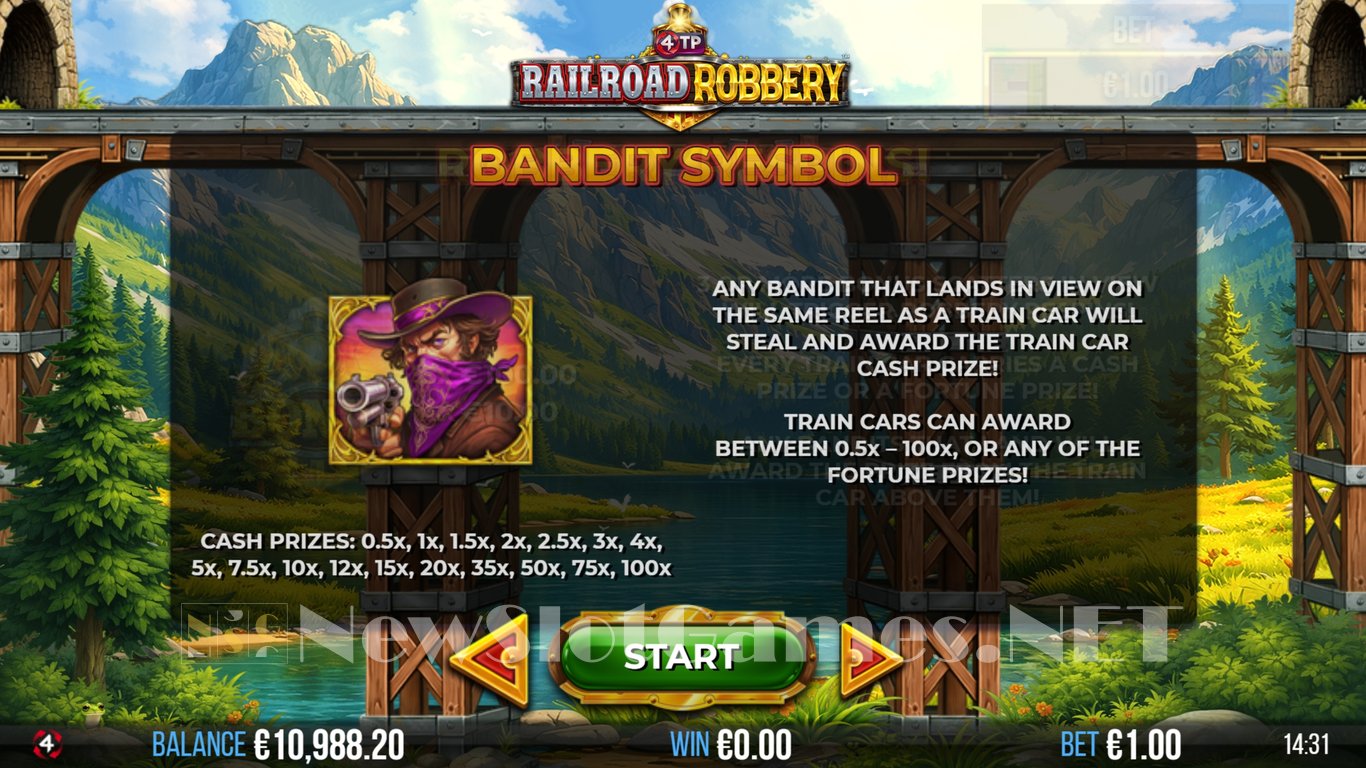 4TP Railroad Robbery Slot Slot Image in Demo - pic. 6