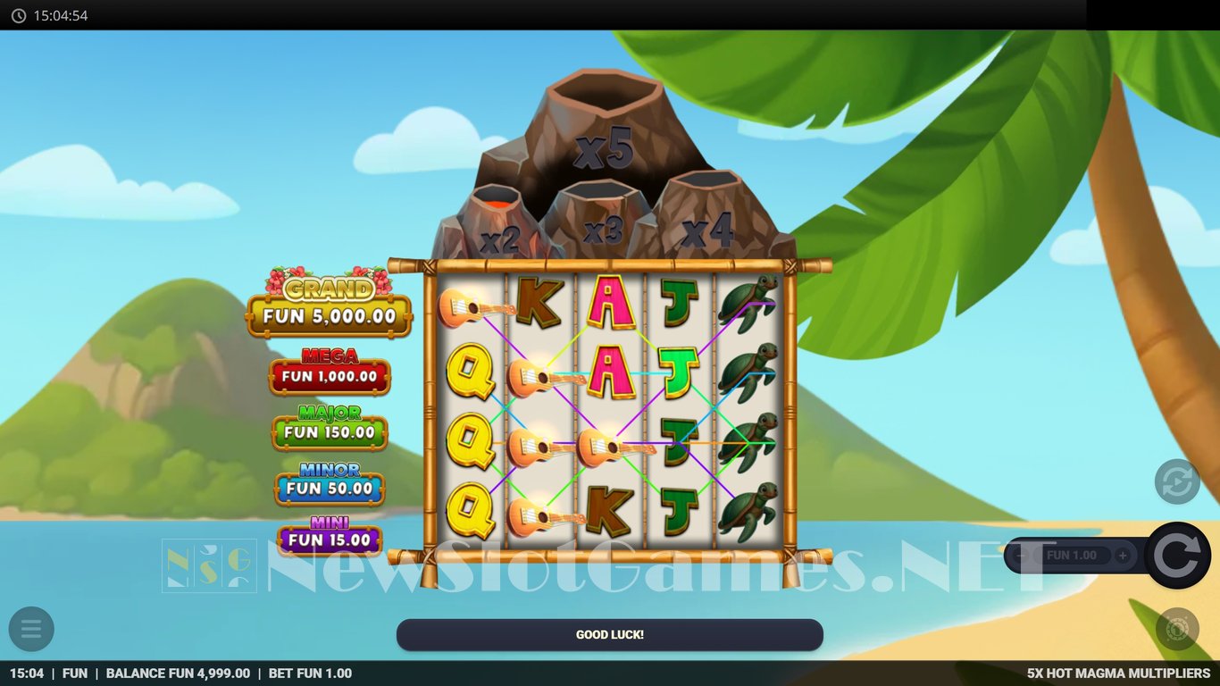 5x Hot Magma Multipliers Slot Demo Image