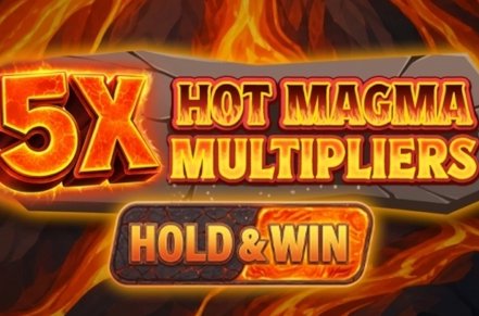 5x Hot Magma Multipliers Slot Logo