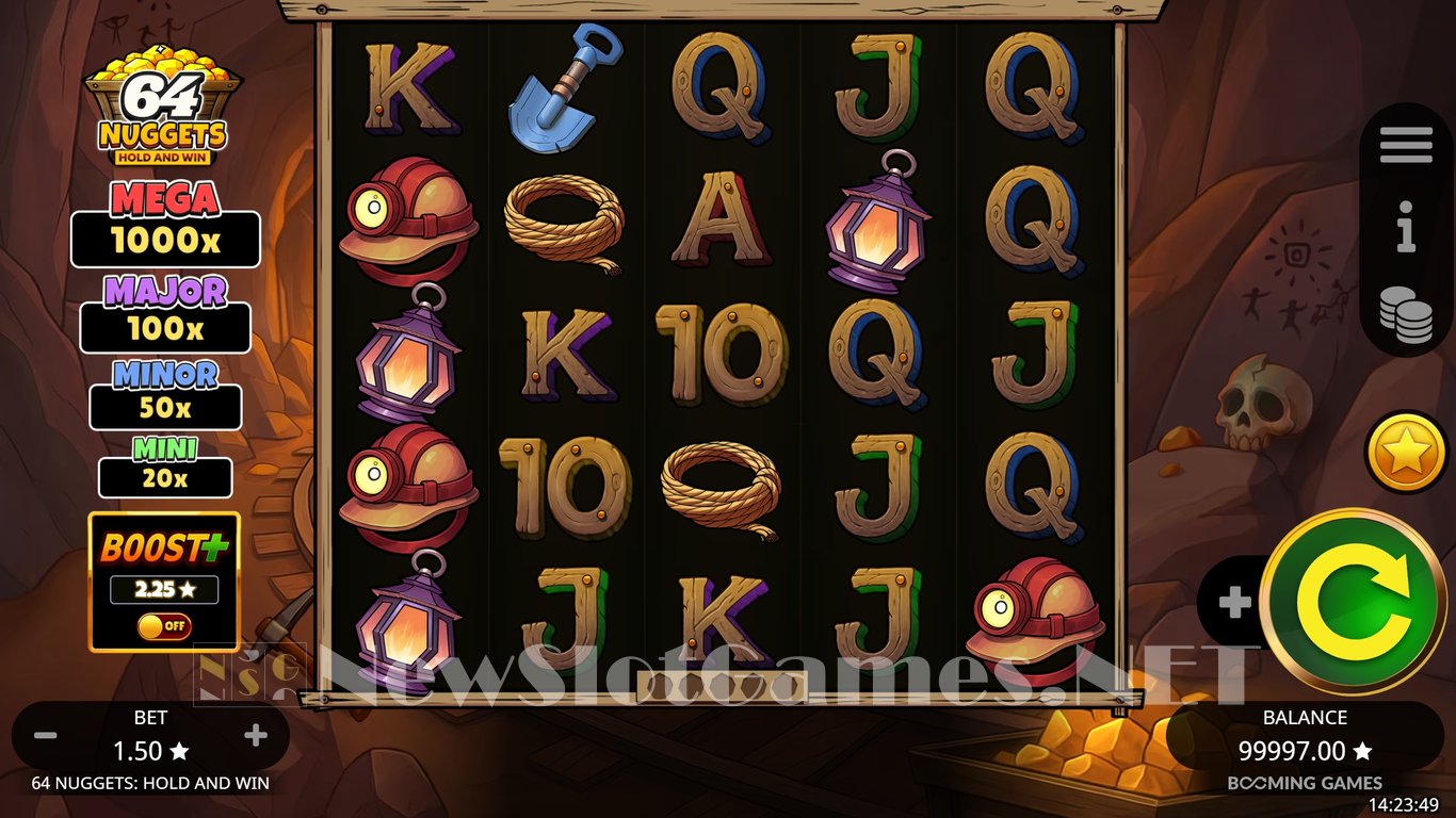 64 Nuggets Hold and Win Slot Slot Image in Demo - pic. 2