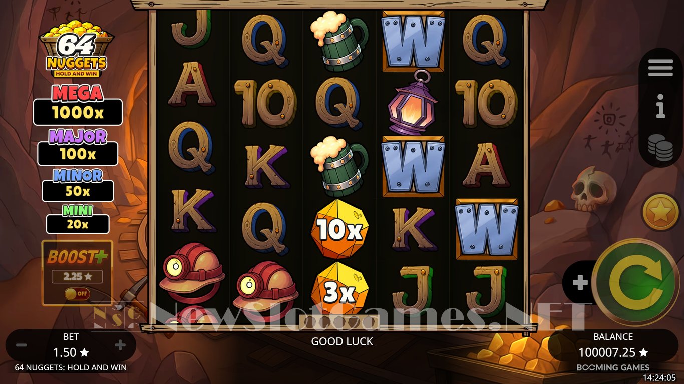 64 Nuggets Hold and Win Slot Slot Image in Demo - pic. 4