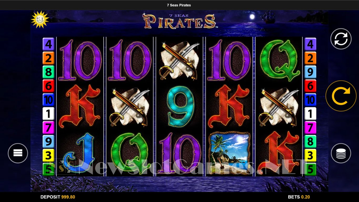 7 Seas Pirates Slot Demo Image